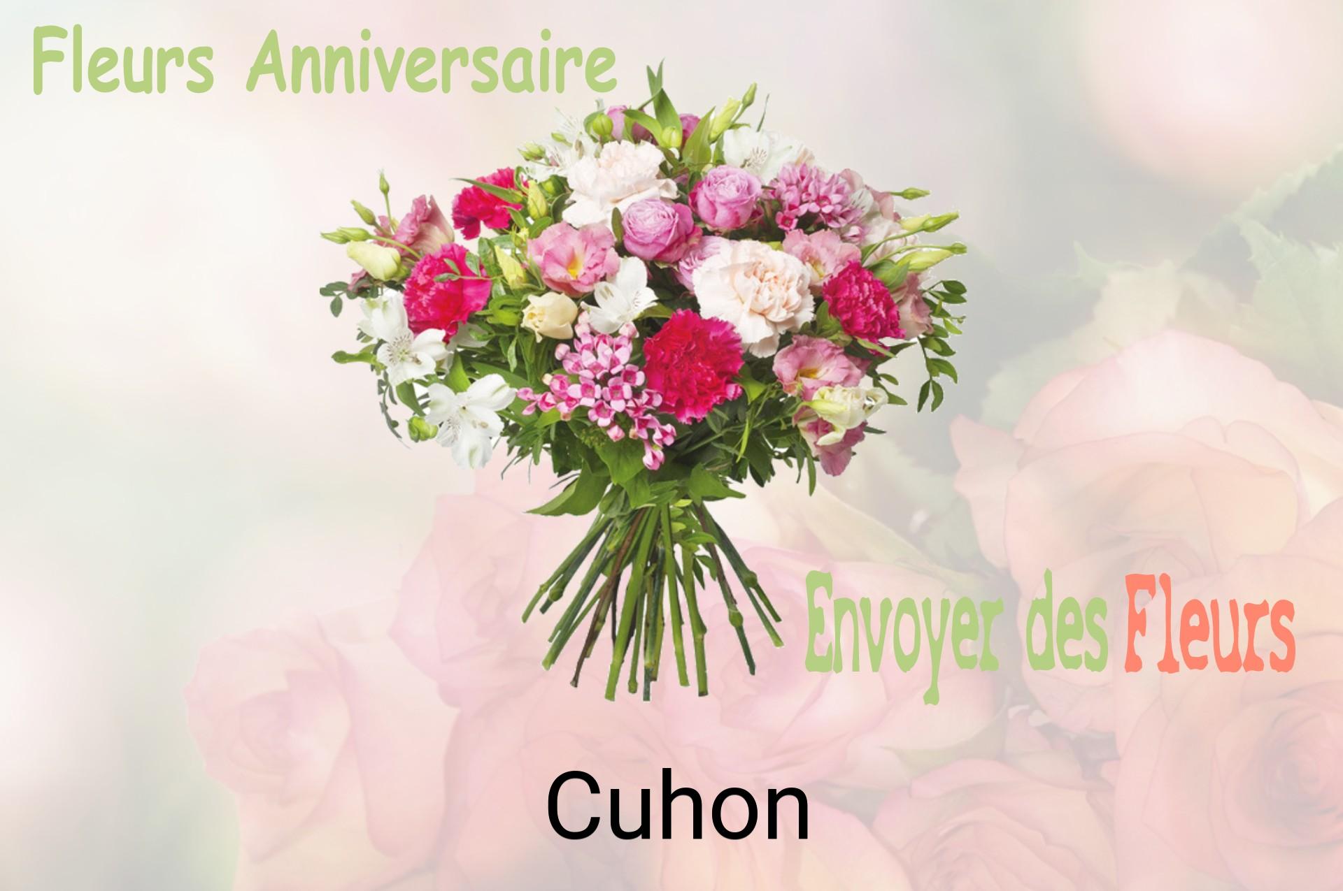 Bouquet de fleurs d’anniversaire livré à Cuhon